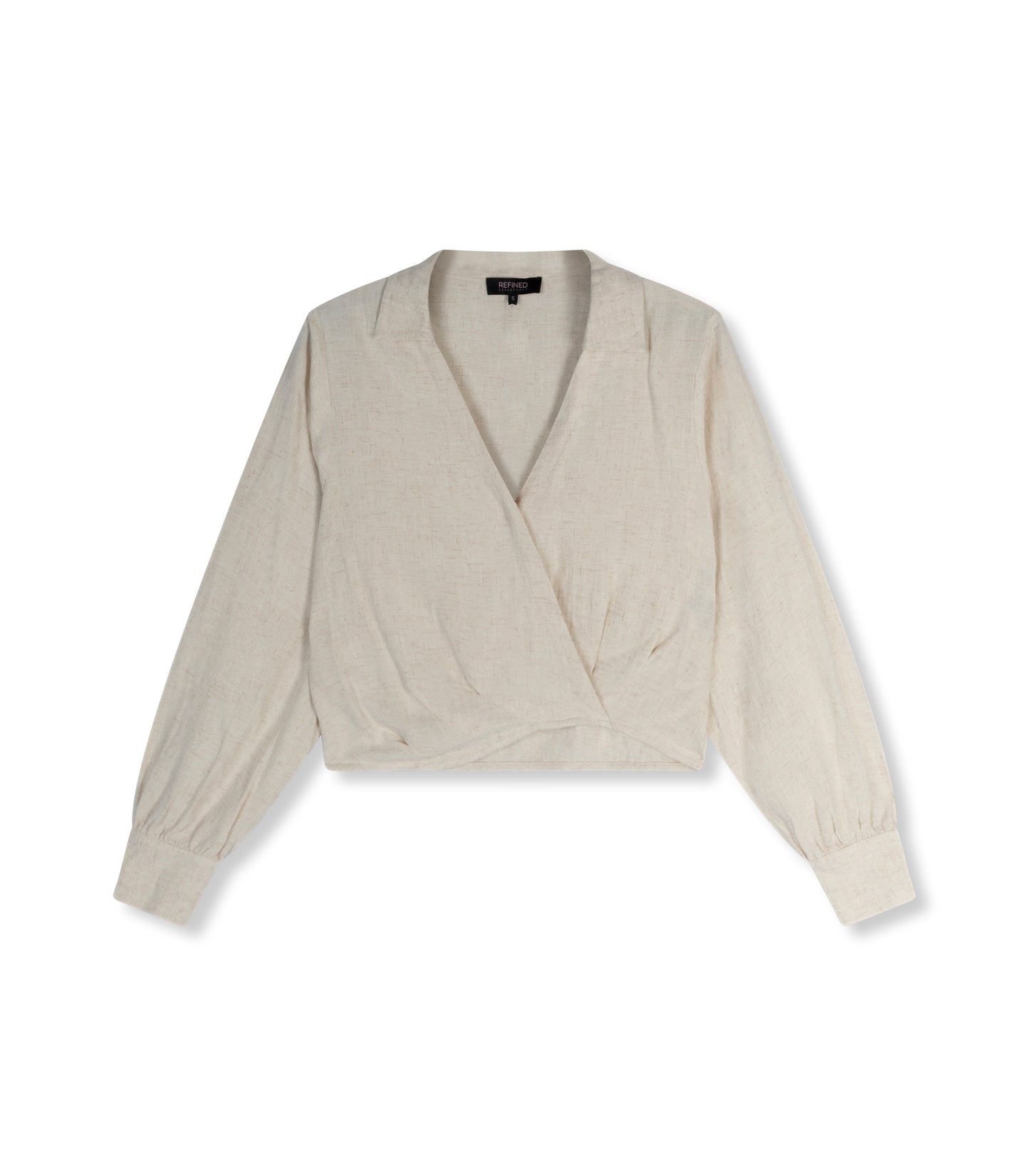 Refined Department blouse zandkleur model Laurel