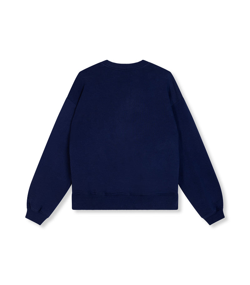 Refined Department sweater donkerblauw met steentjes Nevada model Jayne