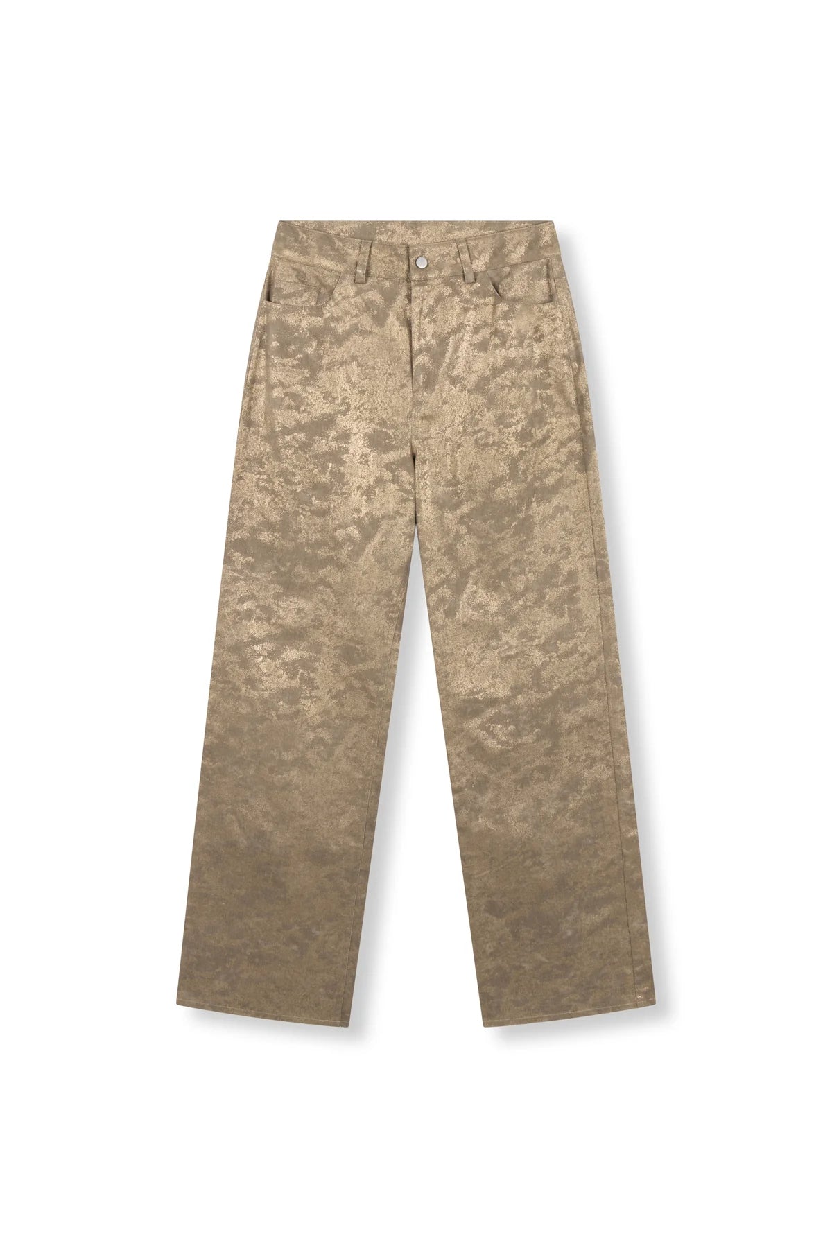 Refined Department jeans met gouden coating model Hannah pants gold
