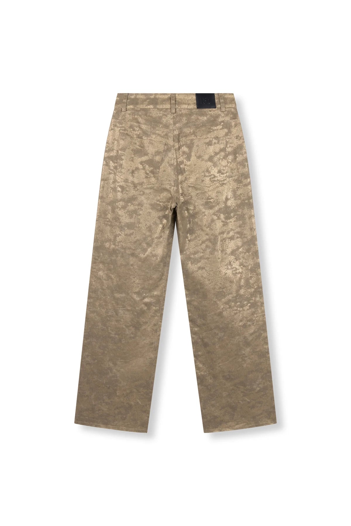 Refined Department jeans met gouden coating model Hannah pants gold