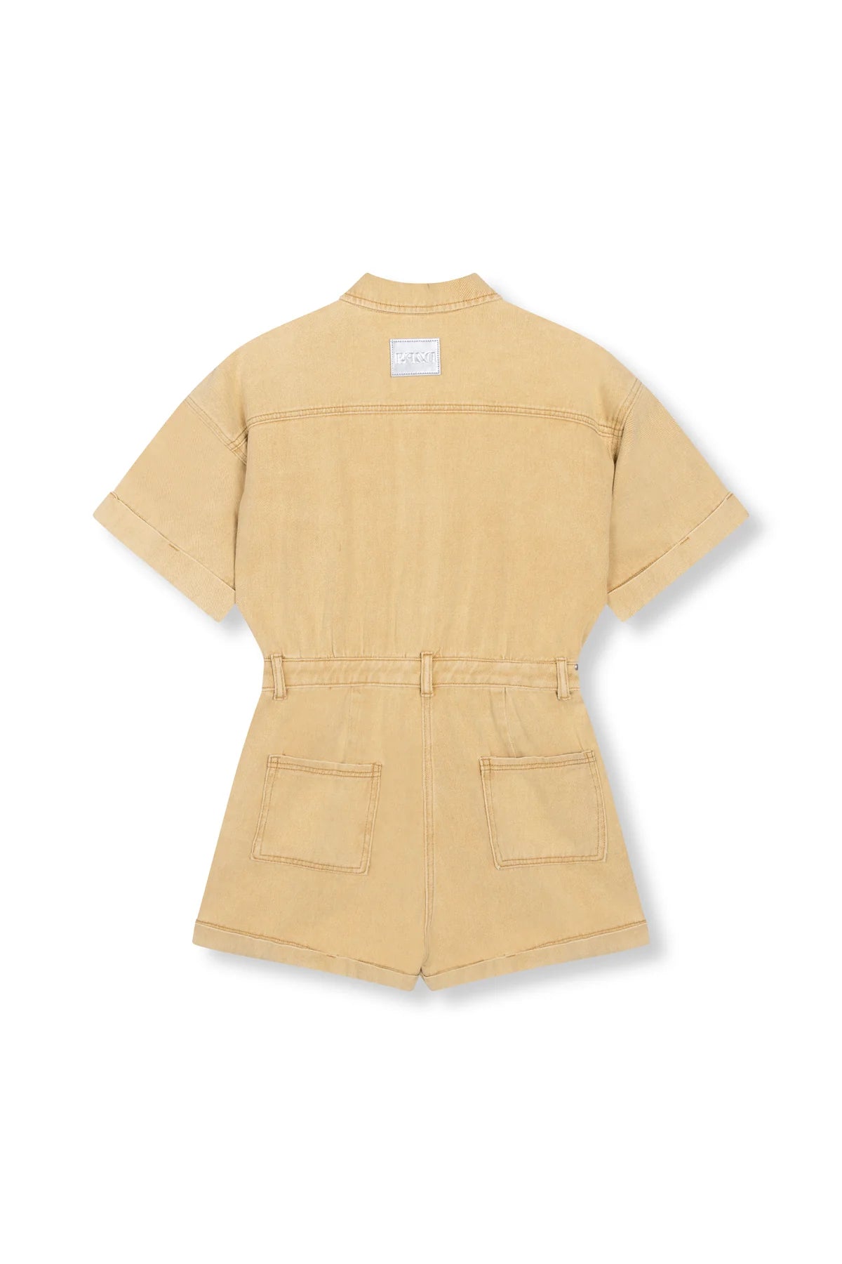 Refined Department jumpsuit camel met studs model Kate Playsuit