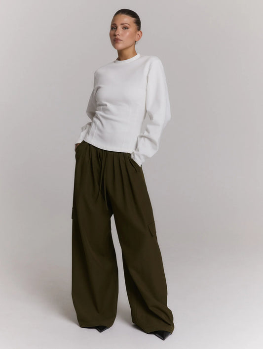 Refined Department longsleeve offwhite ballon mouwen model Yumi balloon sleeves