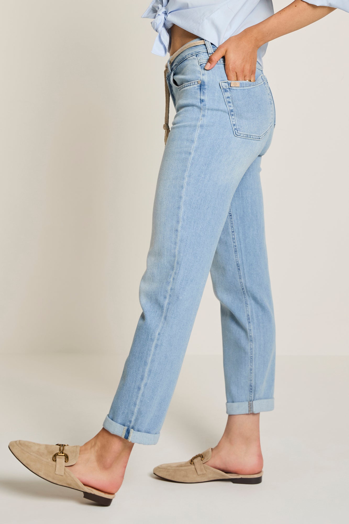 Para Mi jeans Bobby blauw carbon blue lengte 30