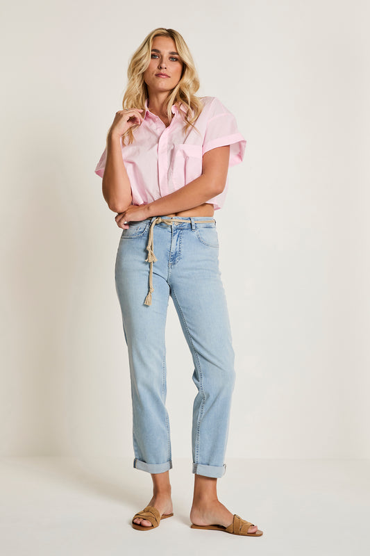 Para Mi Jeans blauw model bobby river blue lengte 30