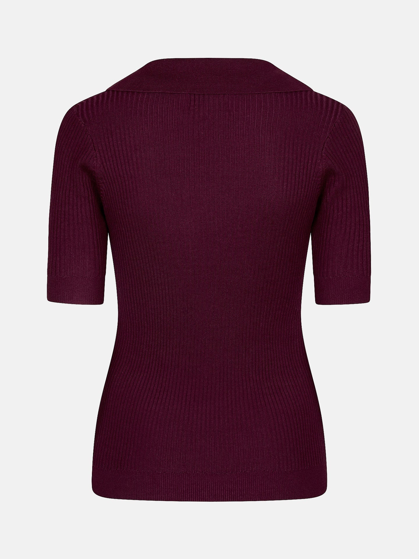 Ydence polo bordeaus model Knitted top wies burgundy