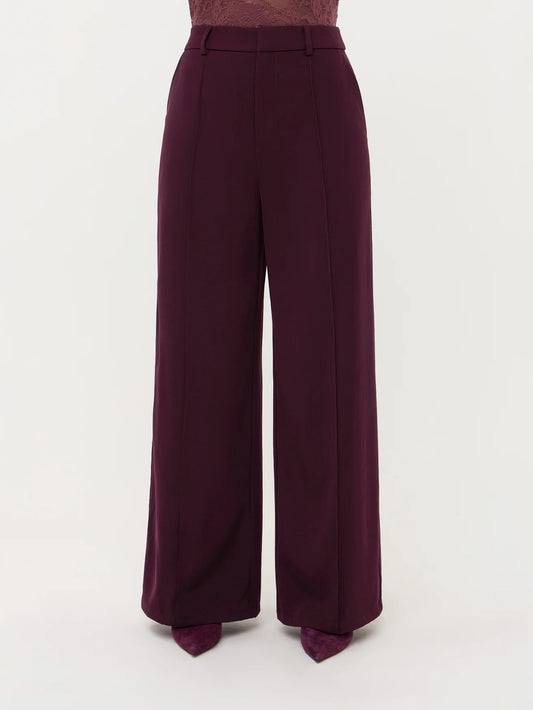 Ydence broek bordeaux paars pantalon model Pants Geneve Plum