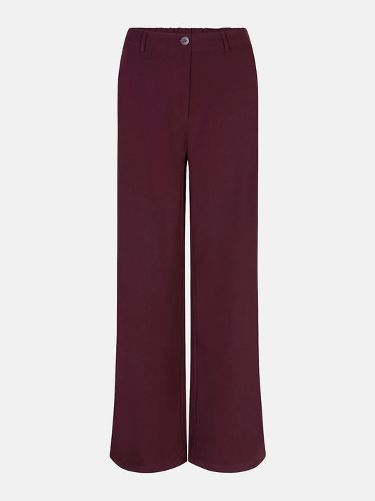 Ydence pantalon bordeaux rood model Solange burgundy