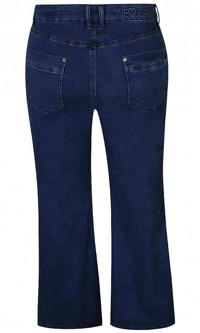 Zhenzi jeans flare lengte 30 kleur blauw