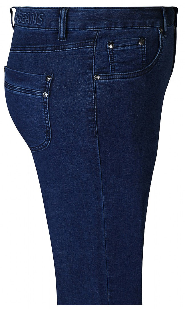 Zhenzi jeans flare lengte 30 kleur blauw