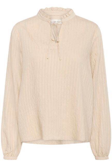 Cream blouse beige model CRbirthe oatmeal 