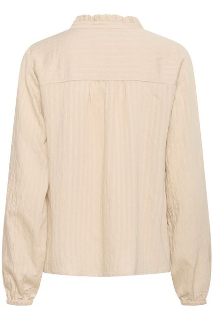 Cream blouse beige model CRbirthe oatmeal 