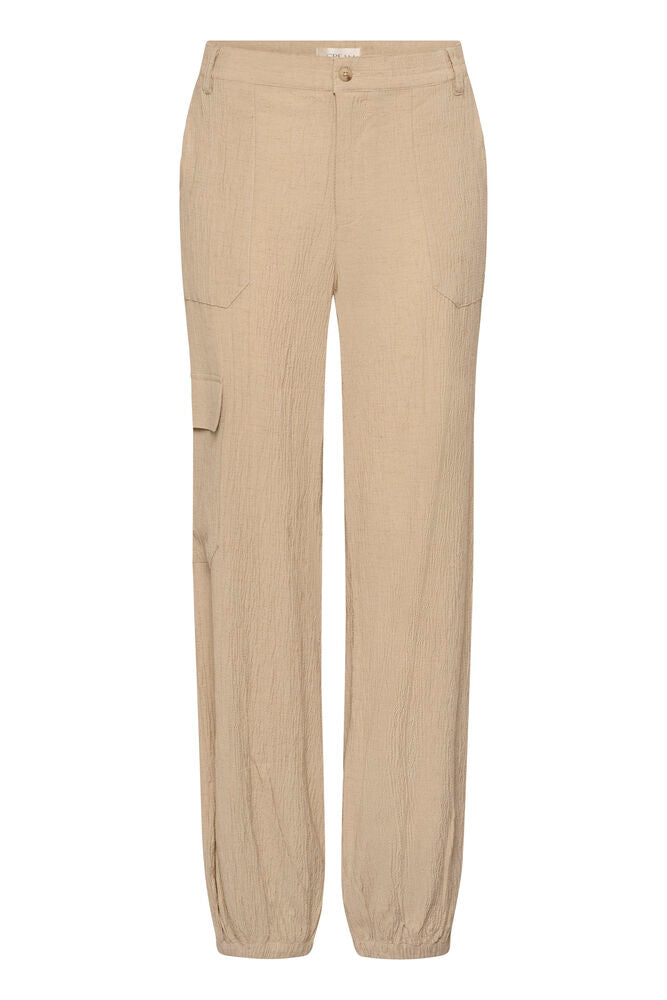 Cream broek beige model CRalva travertine melange