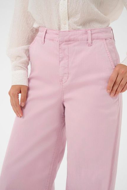 Cream jeans licht roze model CRvisti colored denim pant lengte 30 wide leg pink nectar