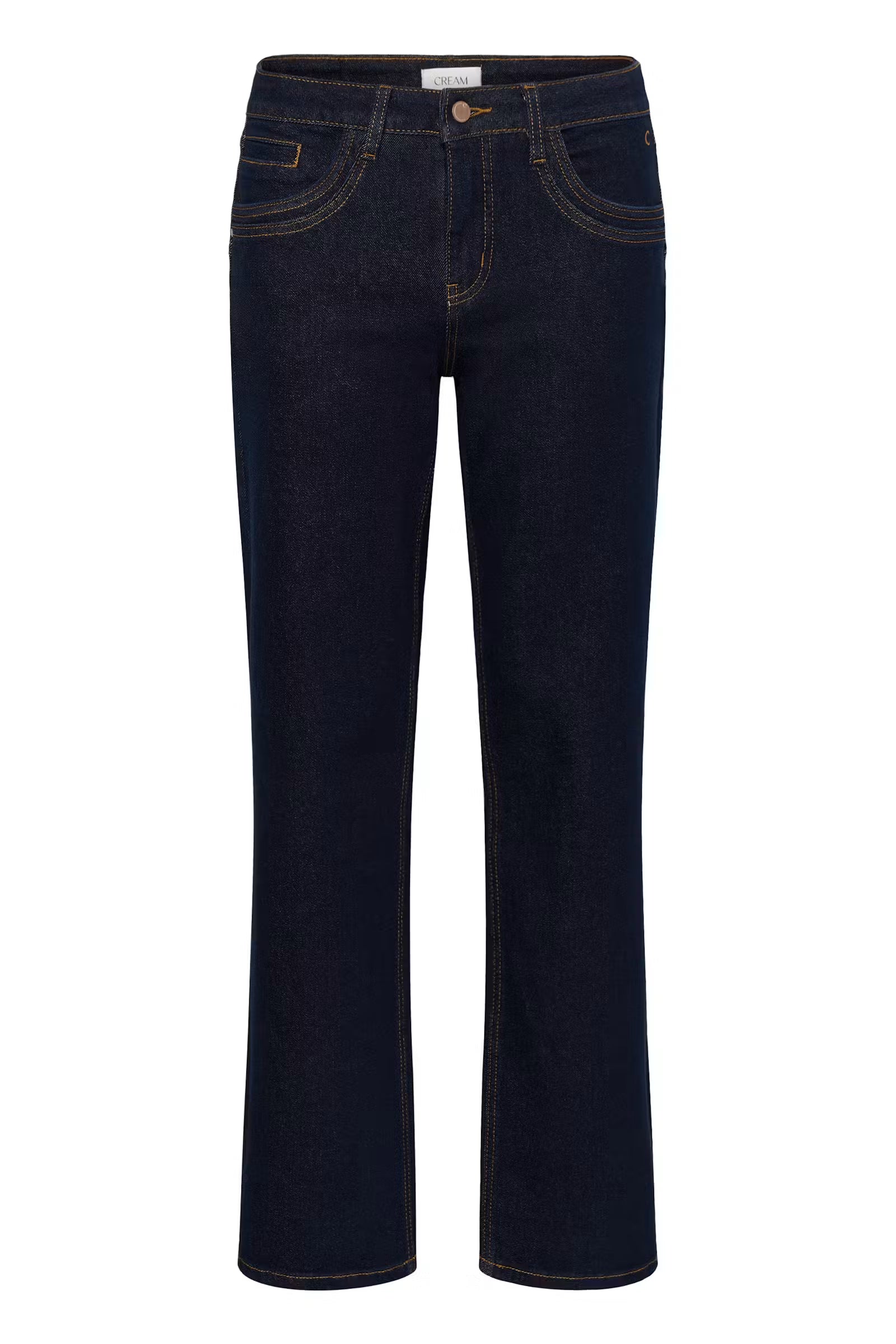 Cream jeans donker blauw model CRlone straight leg cape breton rinse blue
