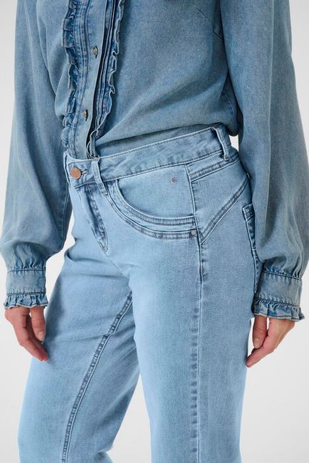 Cream jeans blauw recht model lengte 30 CRlone straight leg Cleveland light blue