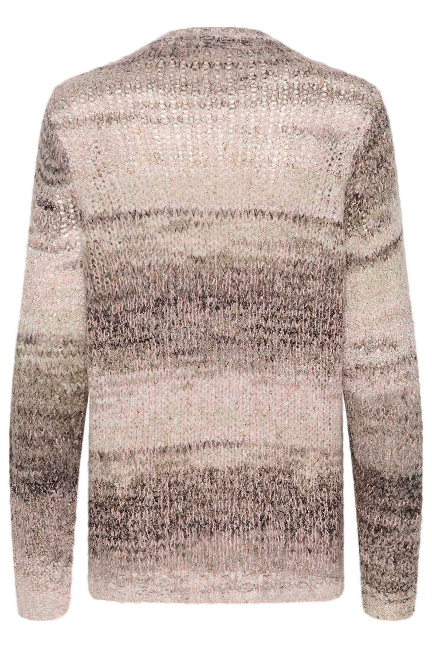 Cream trui grijs roze multi model CrLila knit pullover pink castlerock