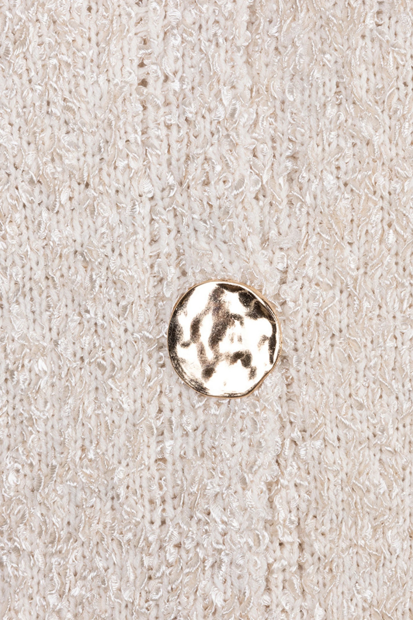 Esqualo vest offwhite fancy button F25.02538