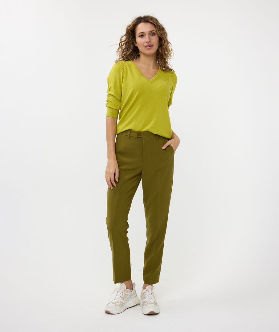 Esqualo pantalon groen model Chino city