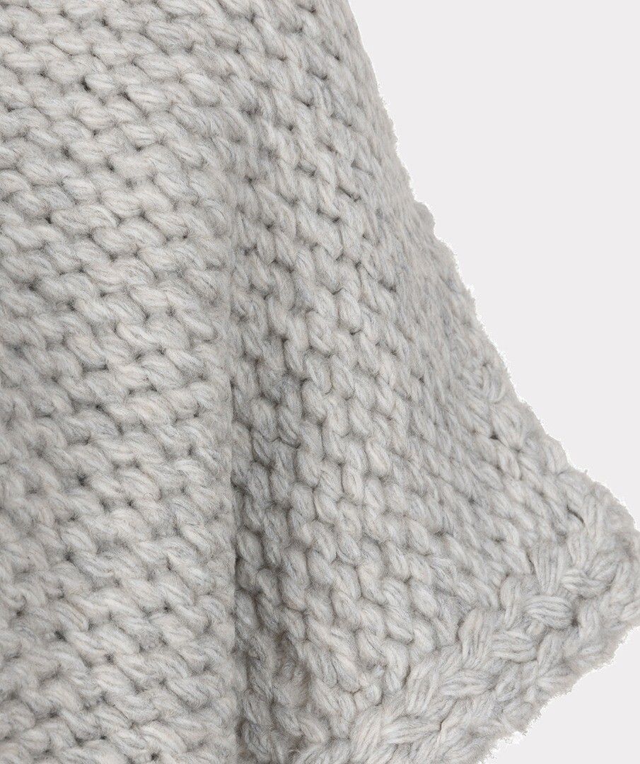 Esqualo gilet gebreid grijs model ES_F25.07500 light grey melange