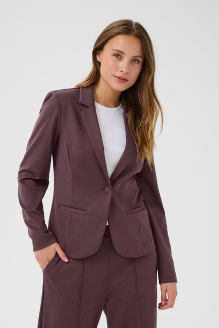Kaffe blazer bordeaux bruin fudge model KAjenny 