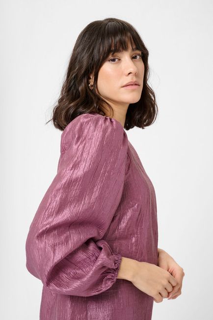 Kaffe paars roze blouse met glansje model KArizz Tulipwood