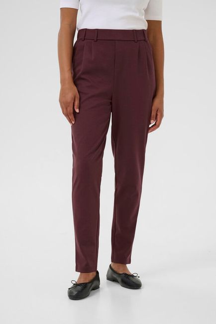 Kaffe broek bordeaux bruin model KAjenny fudge 