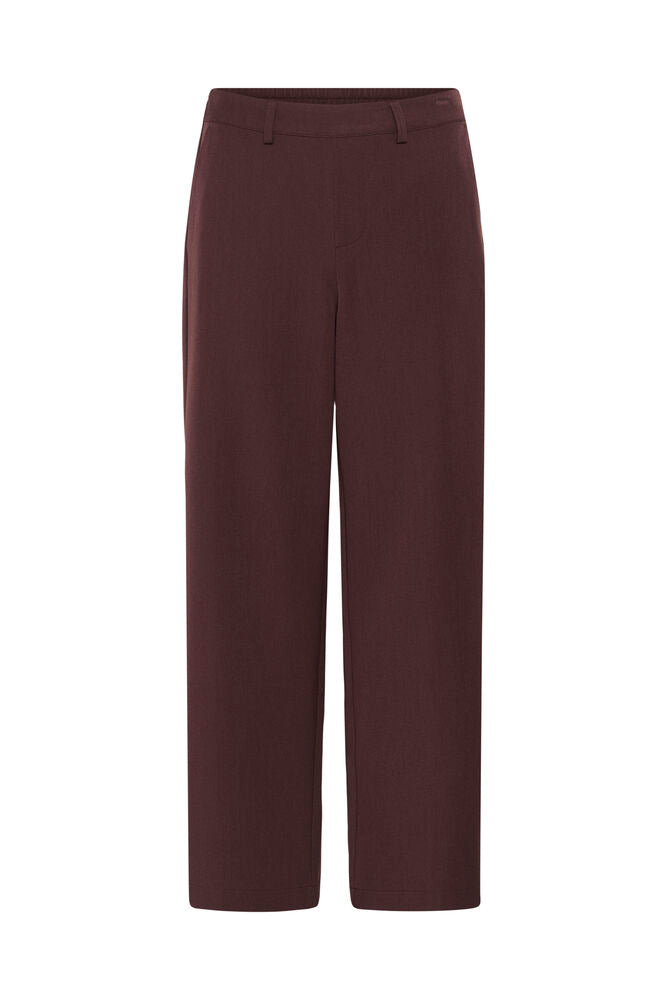 Kaffe broek bordeaux rood pantalon model KAvalley pants fudge