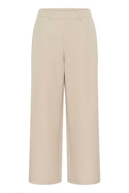 Kaffe pantalon wide leg beige model KAvalley pants feather gray