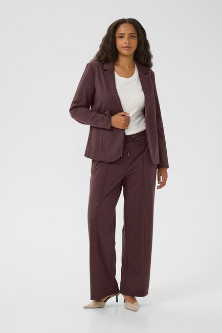 Kaffe Curve blazer kleur fudge bordeaux bruin model KCjenna