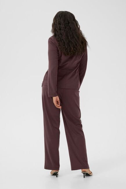 Kaffe Curve blazer kleur fudge bordeaux bruin model KCjenna