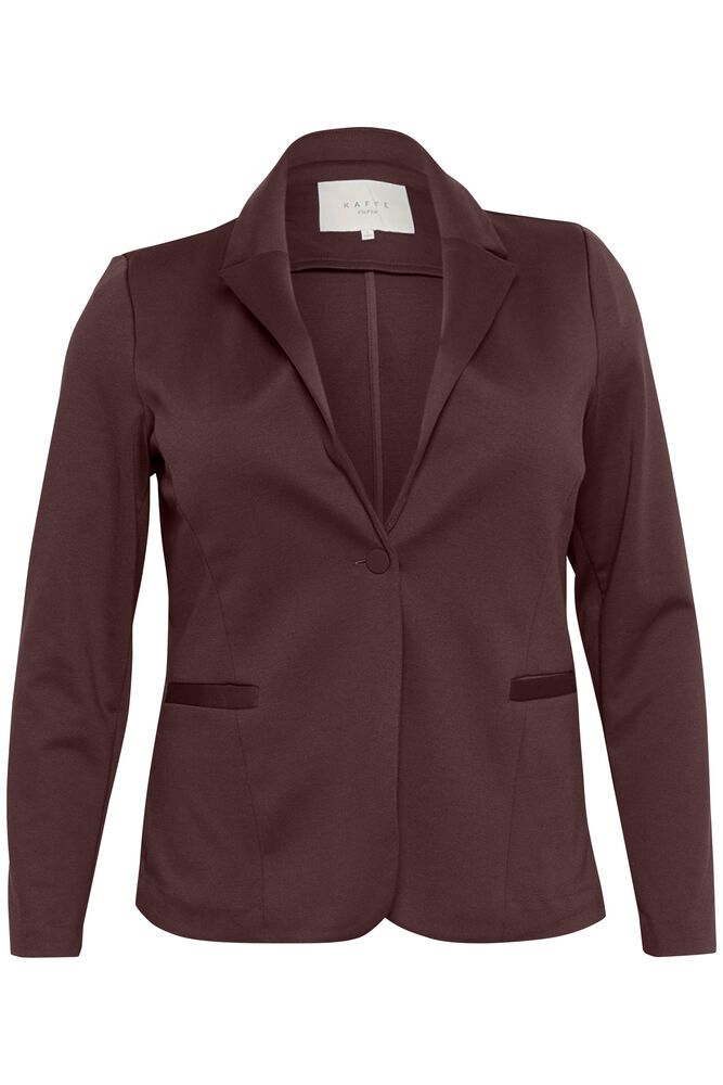 Kaffe Curve blazer kleur fudge bordeaux bruin model KCjenna