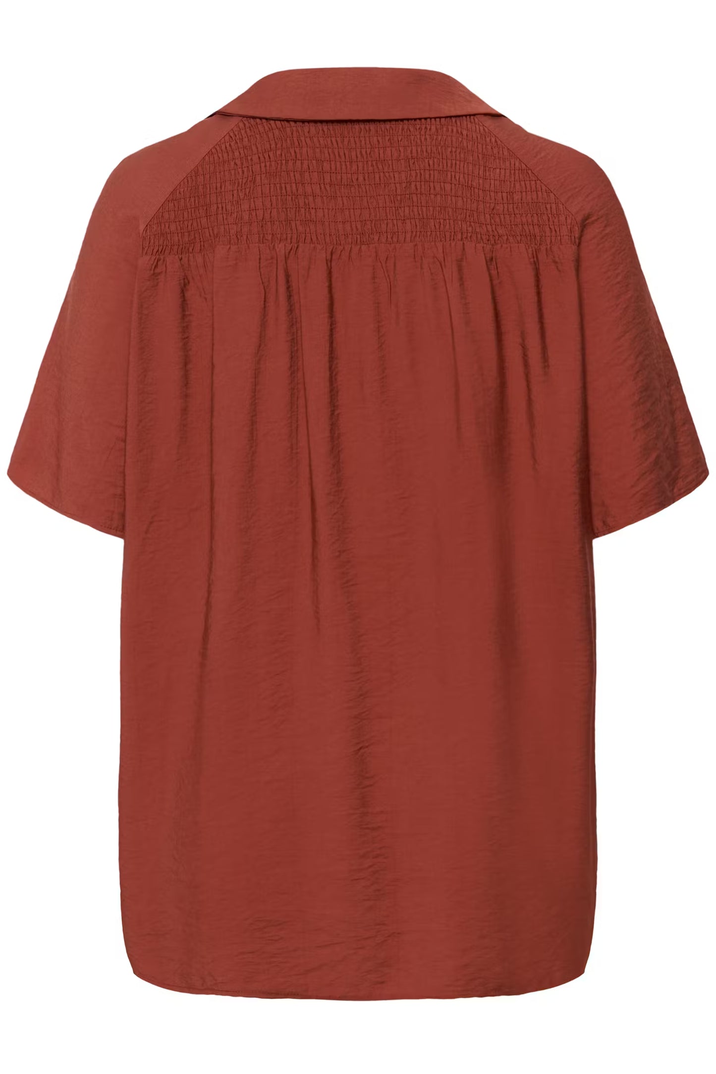 Kaffe Curve blouse roest bruin model KCemilia henna