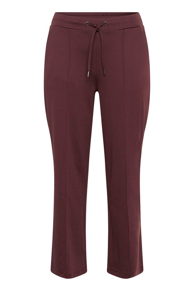 Kaffe Curve broek fudge kleur model KCjenna straight pants pantalon