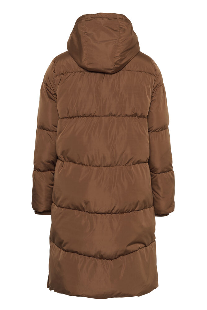 Kaffe Curve winter jas roest bruin model KCnikole padded coat friar brown