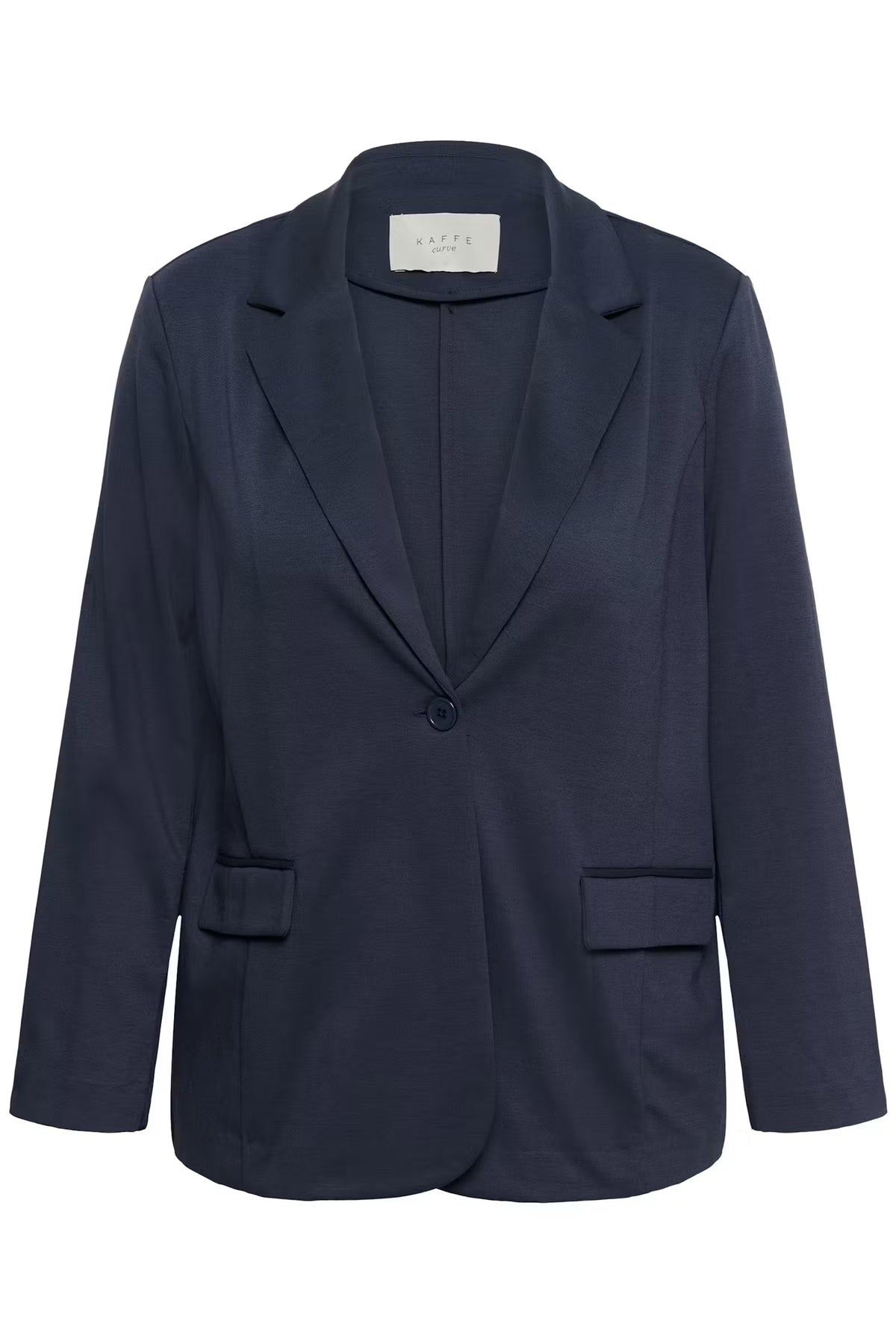 Kaffe Curve blazer blauw grijs model KCjenna loose graphite