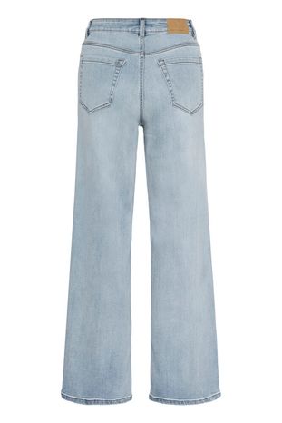 Kaffe jeans licht blauw recht model lengte 30 model KAmeadow light blue washed denim