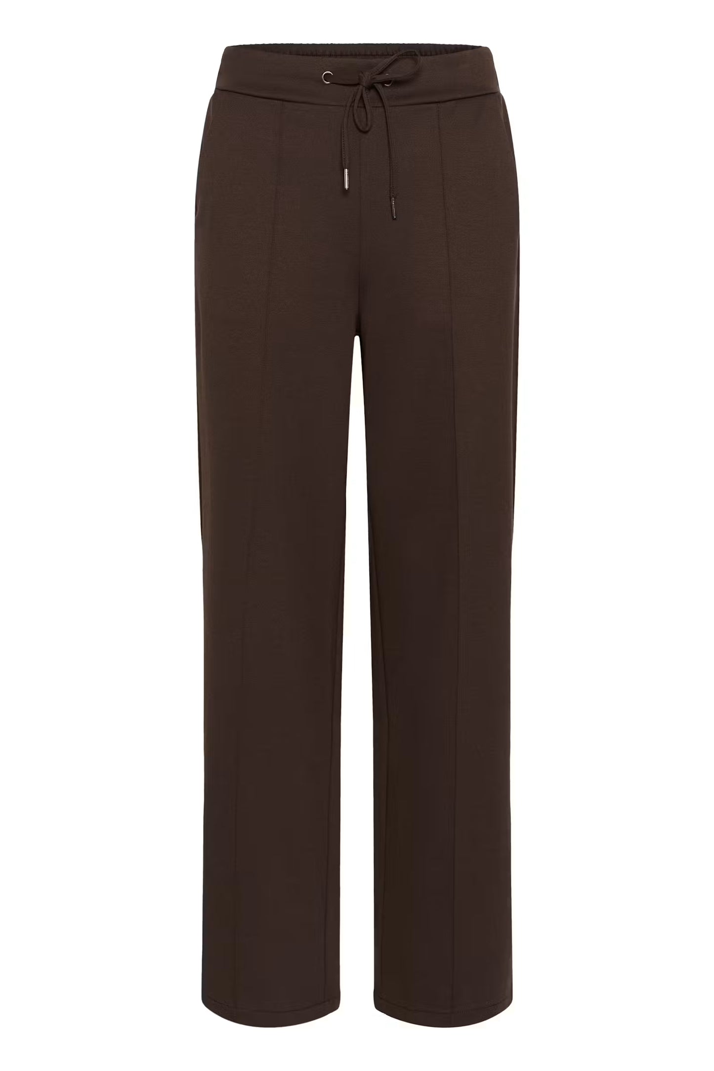 Kaffe broek donker bruin model KAjenny straight pants coffee bean