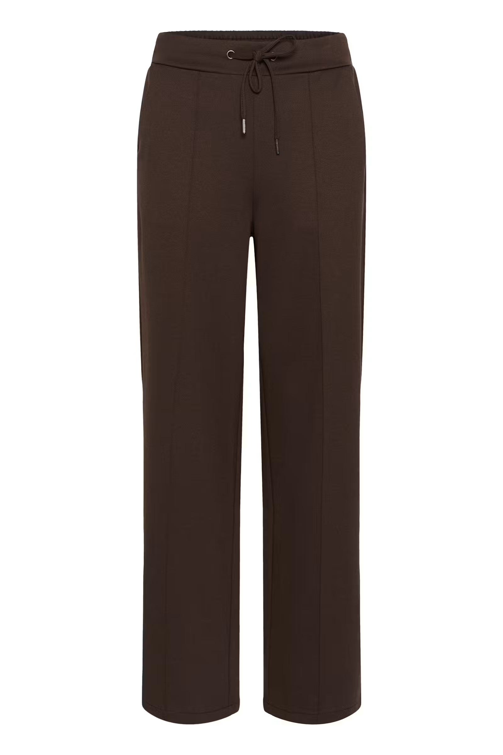 Kaffe broek donker bruin model KAjenny straight pants coffee bean