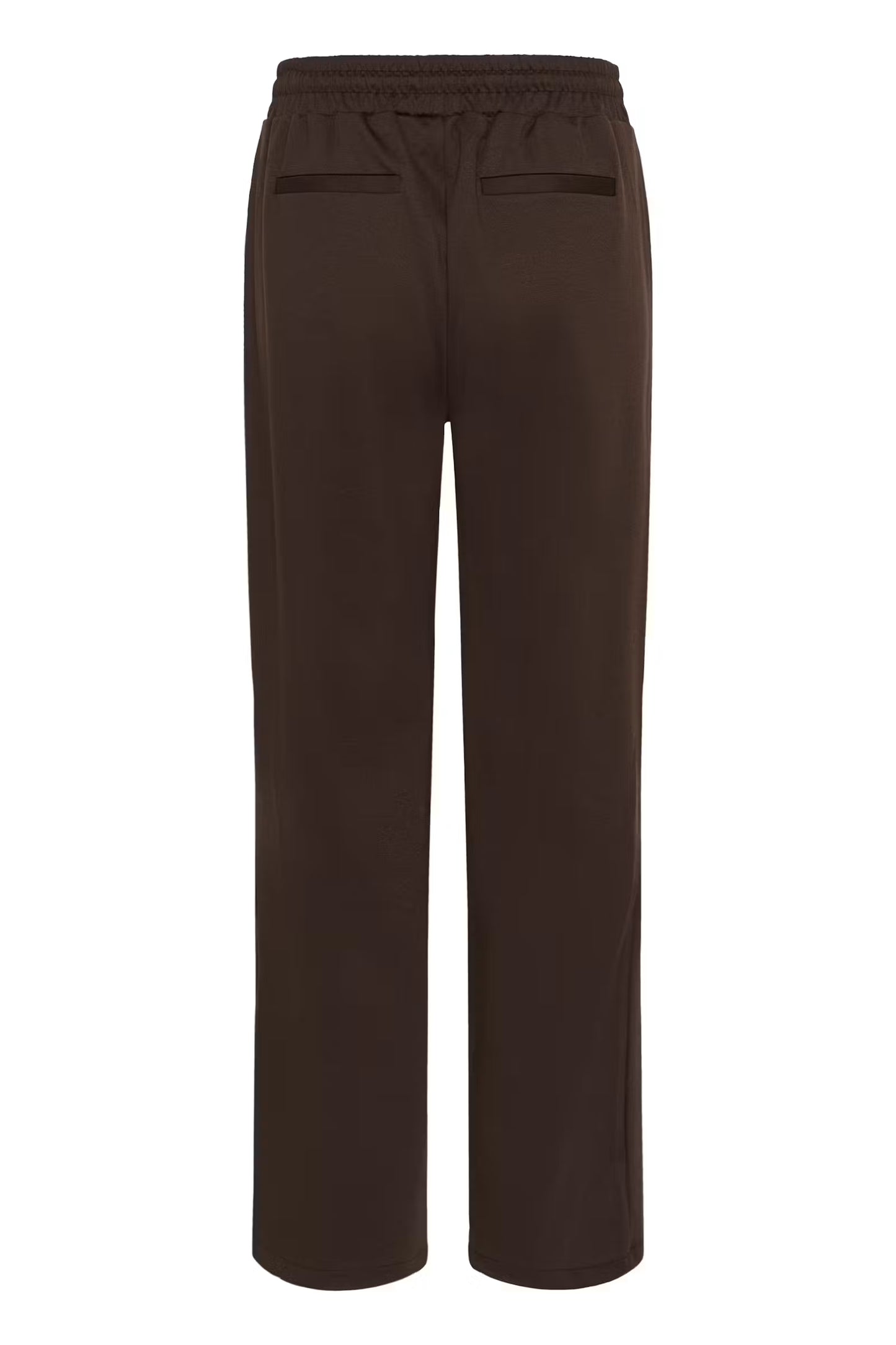 Kaffe broek donker bruin model KAjenny straight pants coffee bean