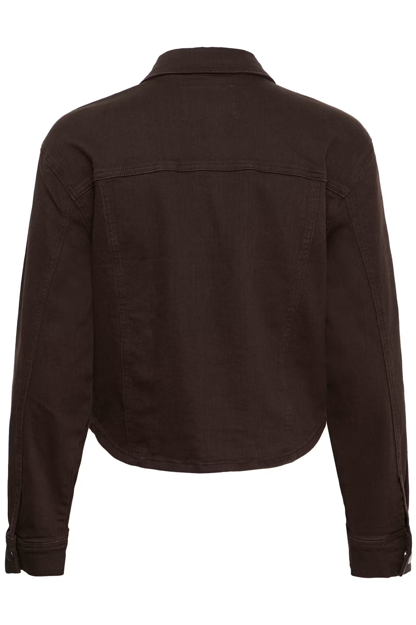 Kaffe donker bruin jeans jasje KAbrook shirt coffee bean