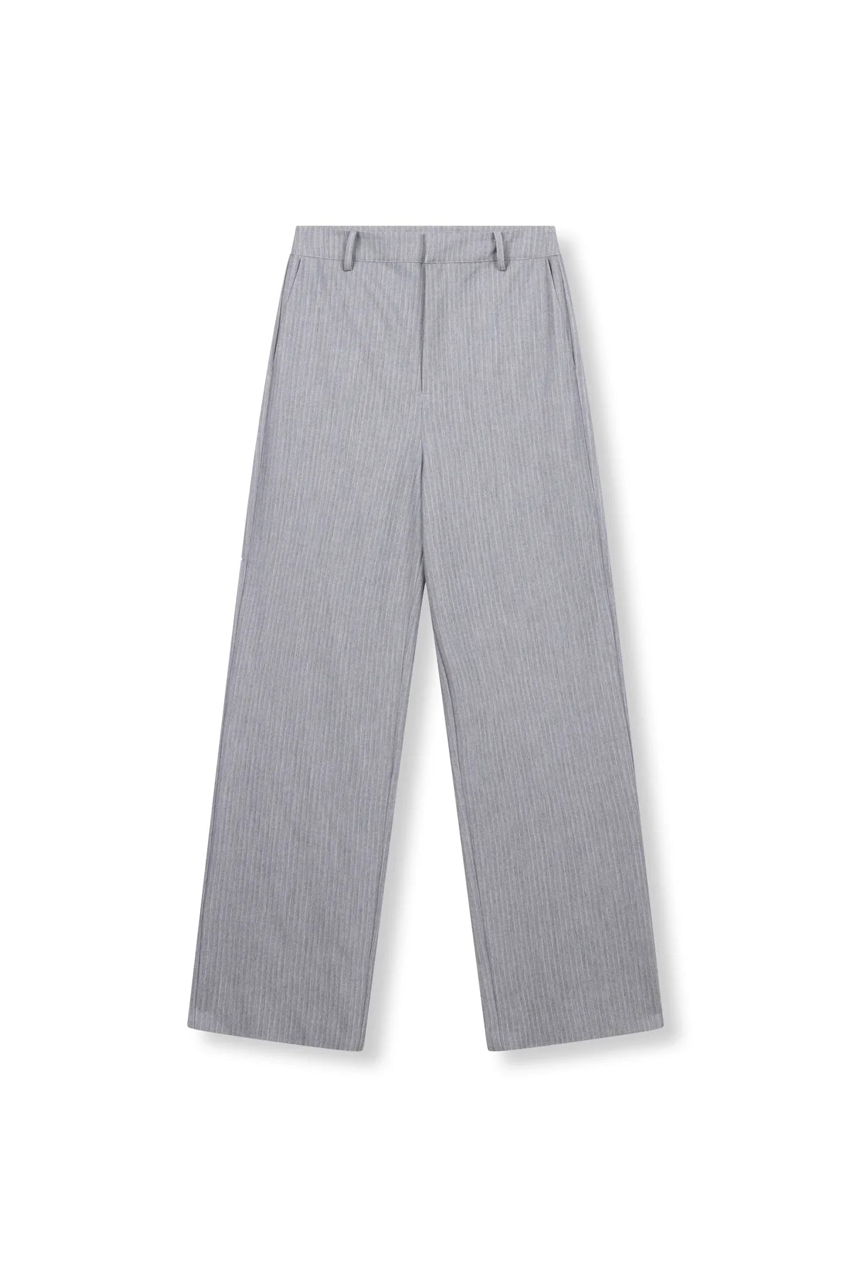 Refined Department pantalon grijs met pinstripe en lurex draad model Kalea pants