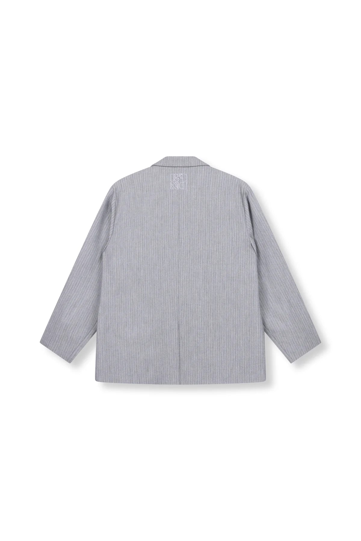 Refined Department blazer licht grijs pinstripe oversized model Mikky light grey