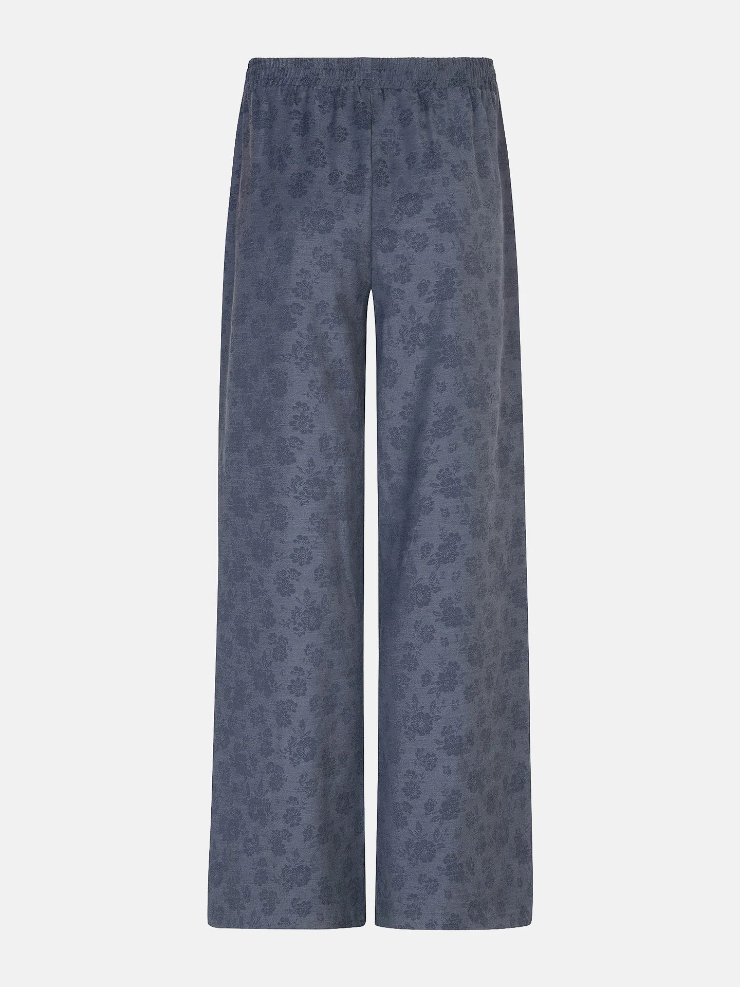 Ydence pantalon blauw met bloemen print model Pants Josca denim flower