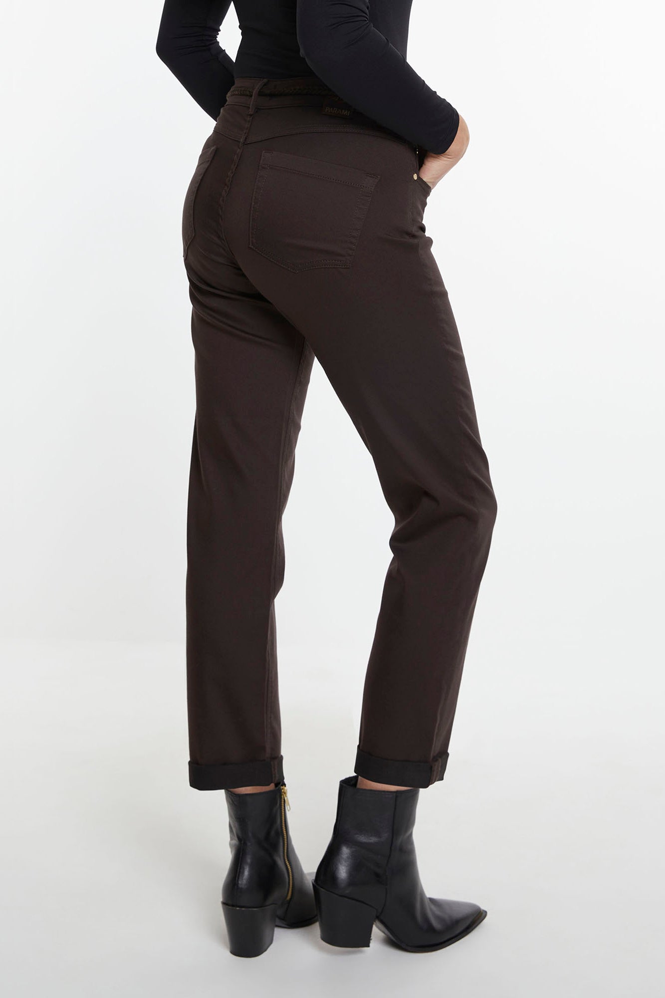 Para Mi jeans bruin Bobby heaven uni brown lengte 30