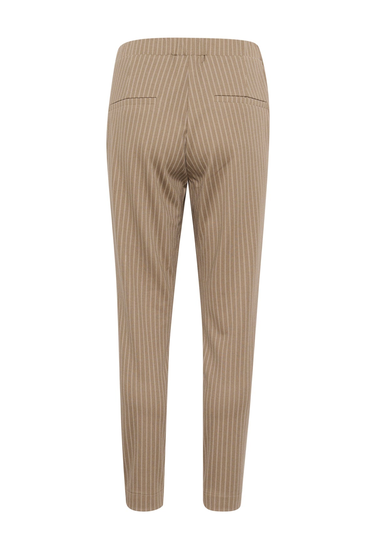 Cream broek pinstripe bruin offwhite CRanett pants fossil