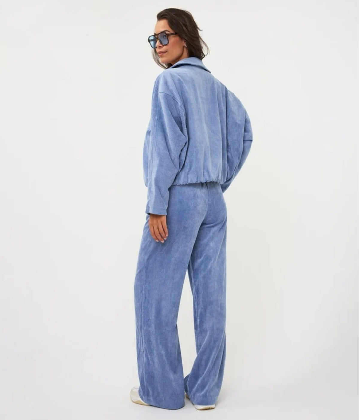 Esqualo blauw bomber rib jasje W26.28706