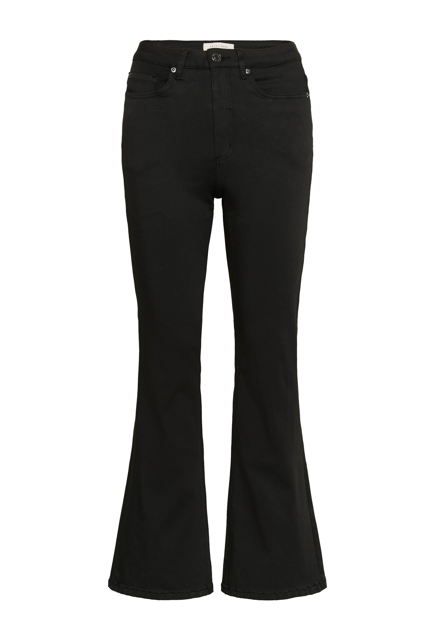 Kaffe jeans zwart flared fit model KAforest black deep