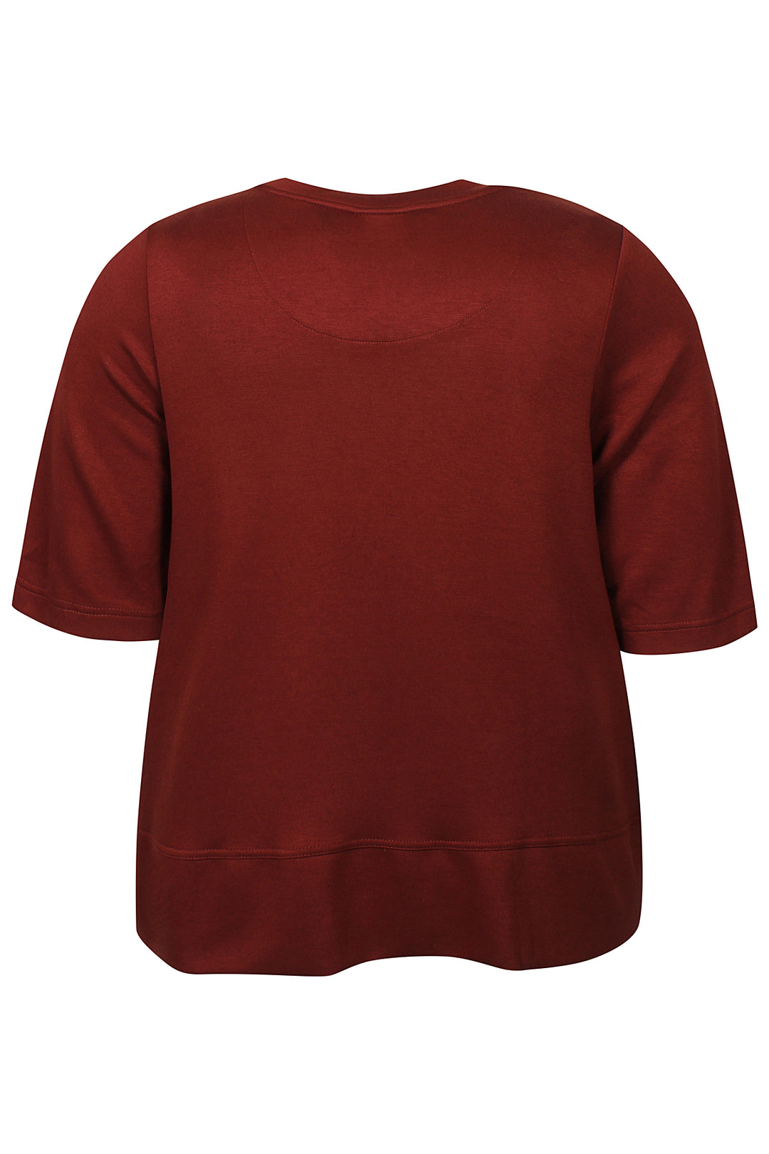 Zhenzi shirt bordeaux rood driekwart mouw model Mya 1519 Pullover Red