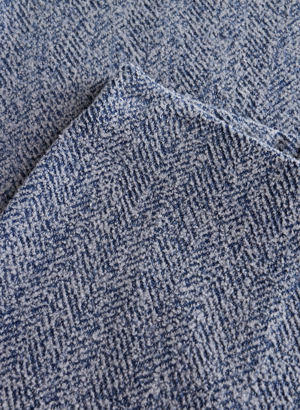 Yest broek grijs met blauw gemêleerd model Ute Dark Blue Warm Grey