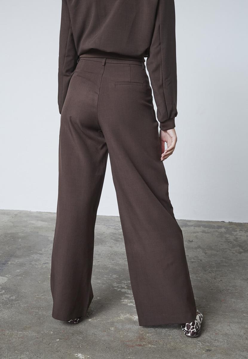 Sisters Point pantalon donker bruin model Great pa dark chocolate 